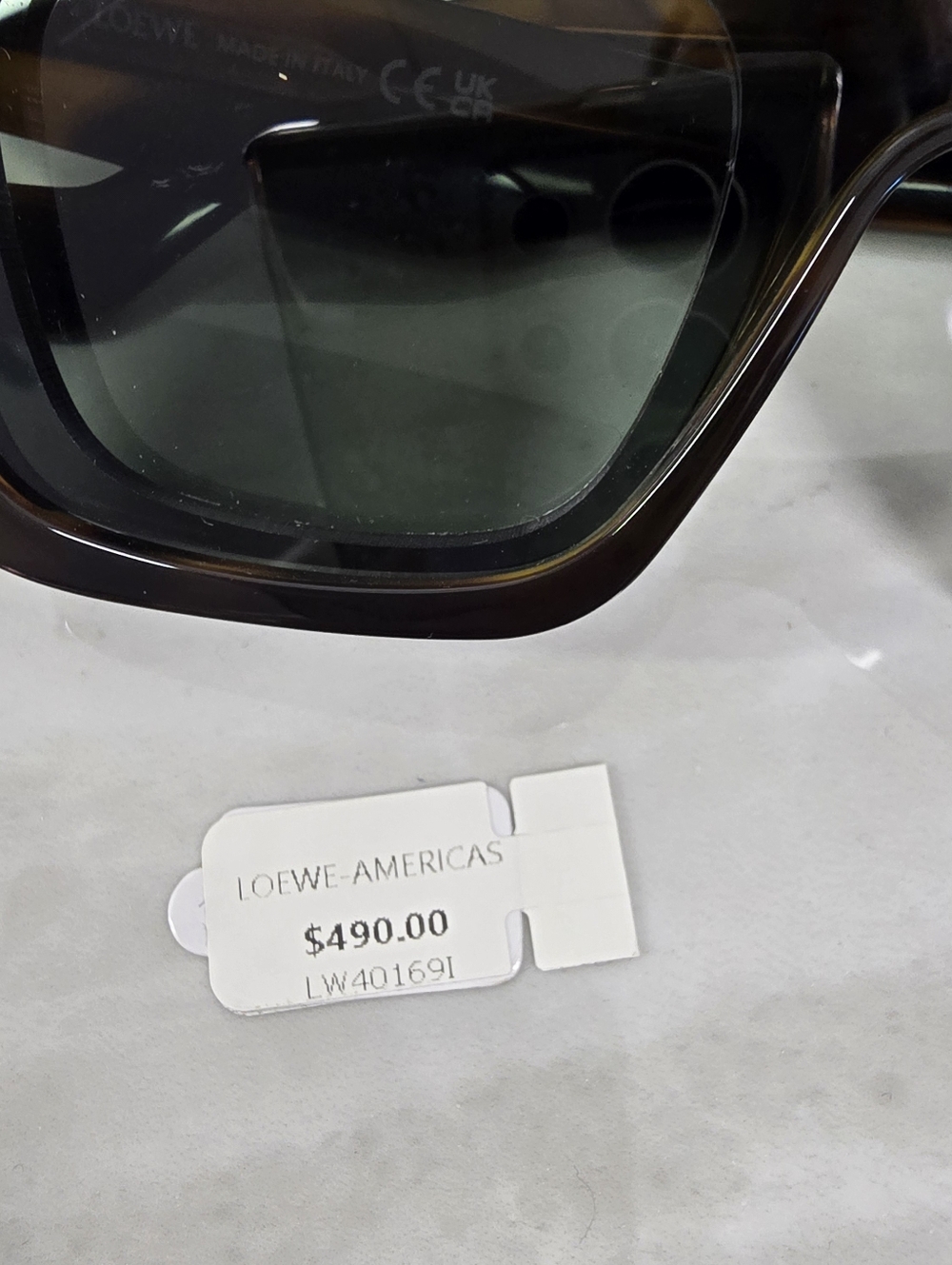 Loewe Square Tortoiseshell Sunglasses - Picture 13 of 13